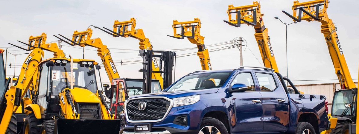 Hunter Diesel sur un chantier